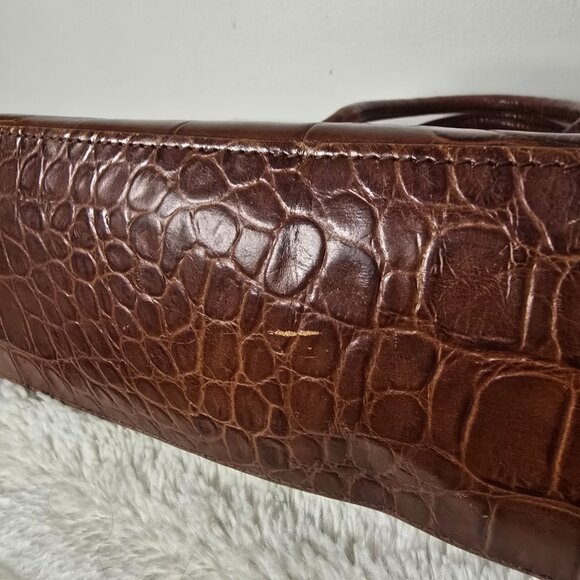 Vintage Bettina Leather Alligator Handbag - Picture 2 of 16